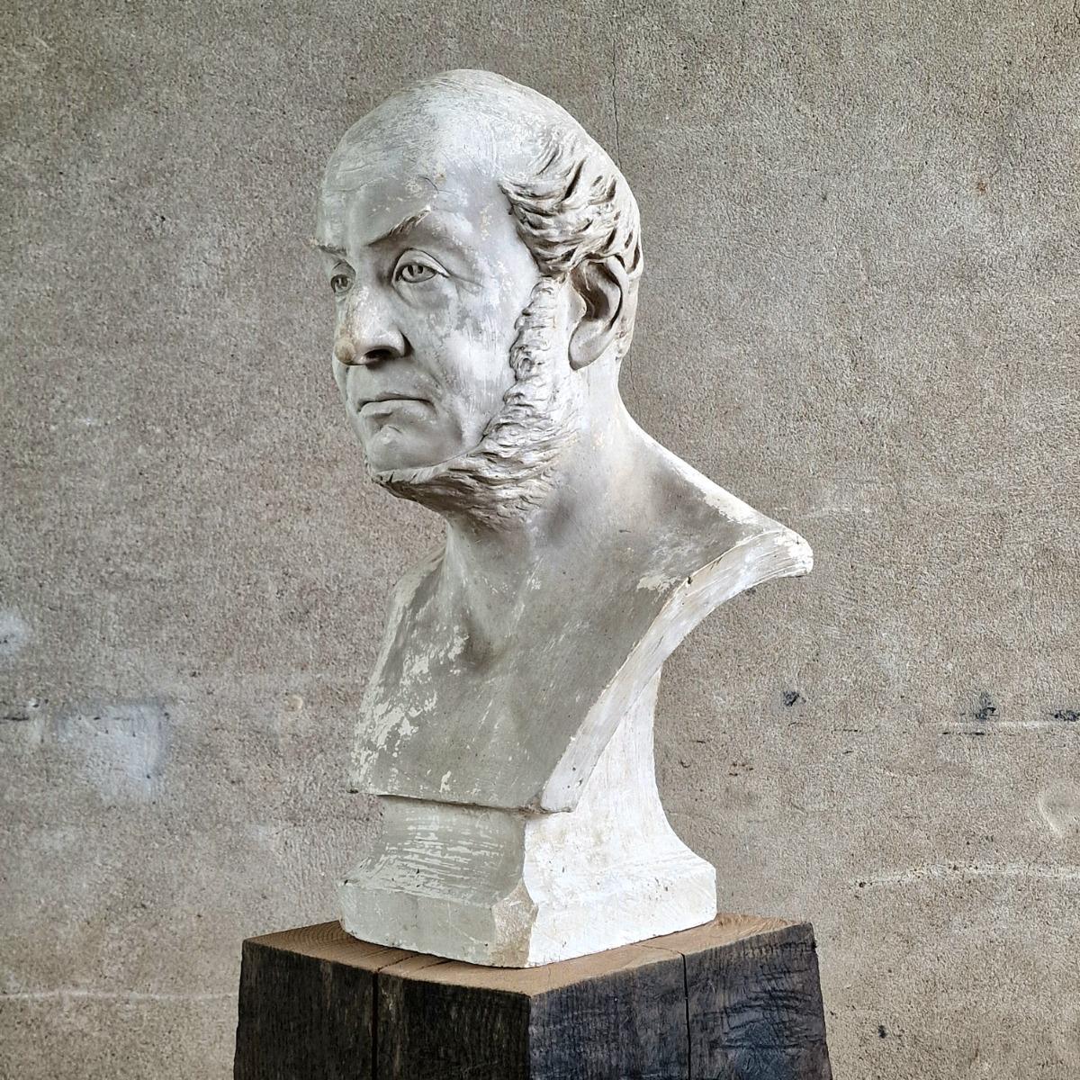 Large bust of a nobleman