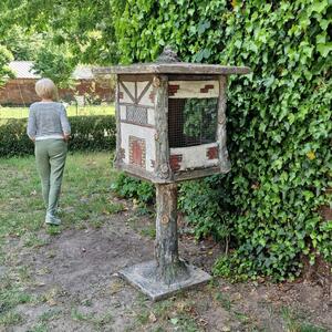 Large faux bois bird cage