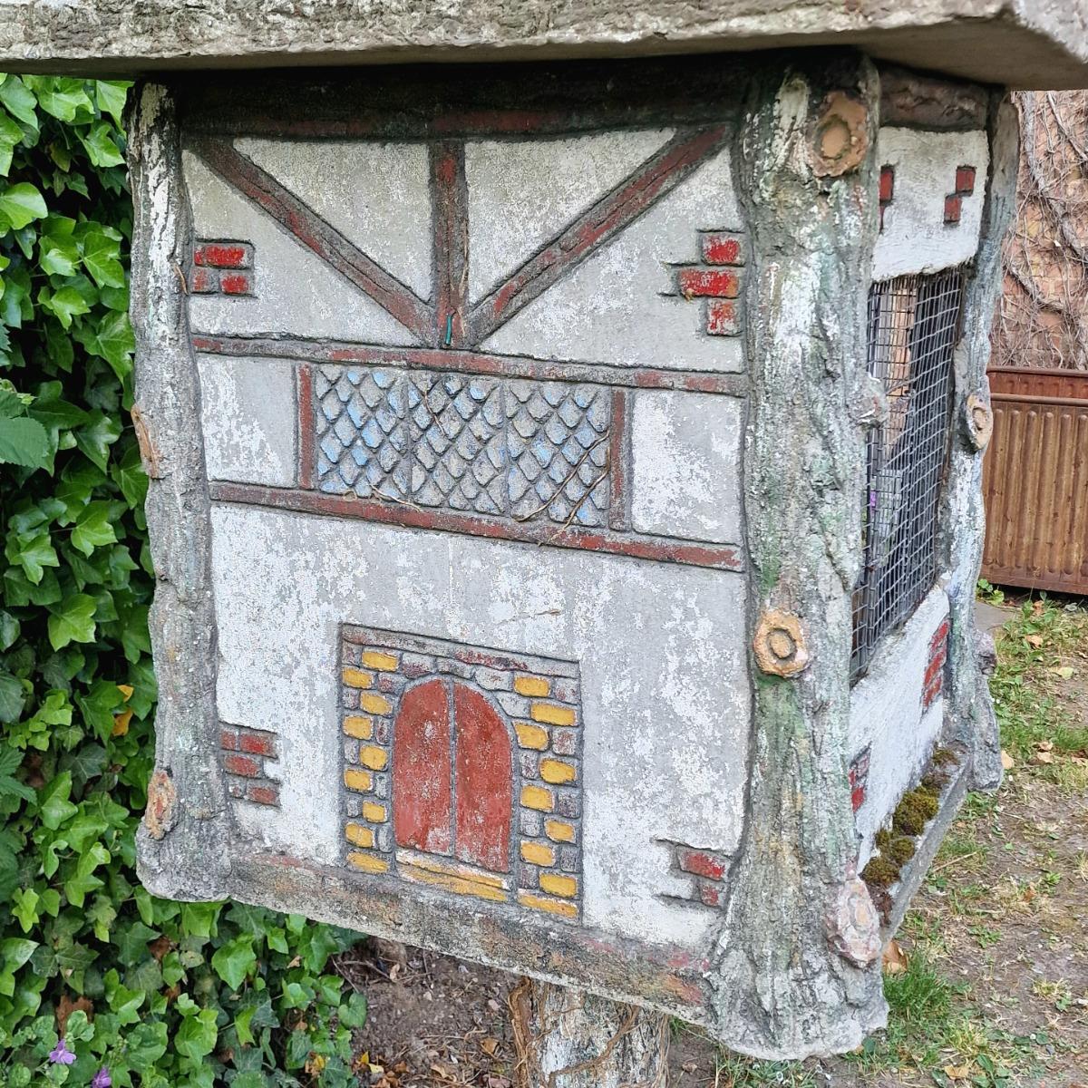 Large faux bois bird cage