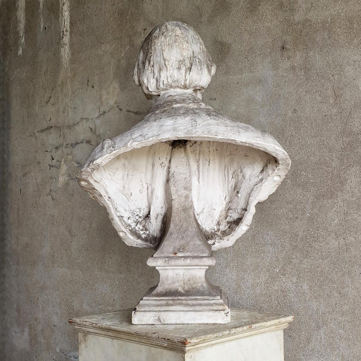 Large plaster bust