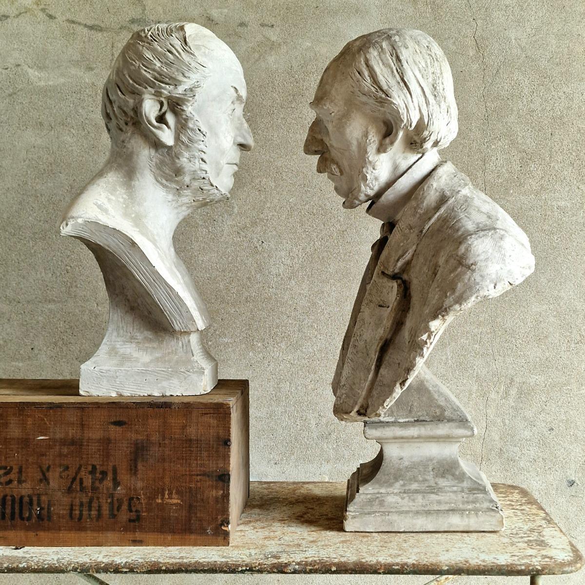 Large plaster bust