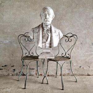 Large plaster bust