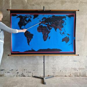 Large world map