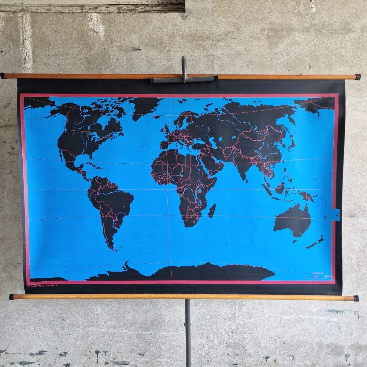 Large world map
