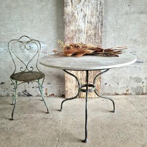 Marble top 19thC garden table