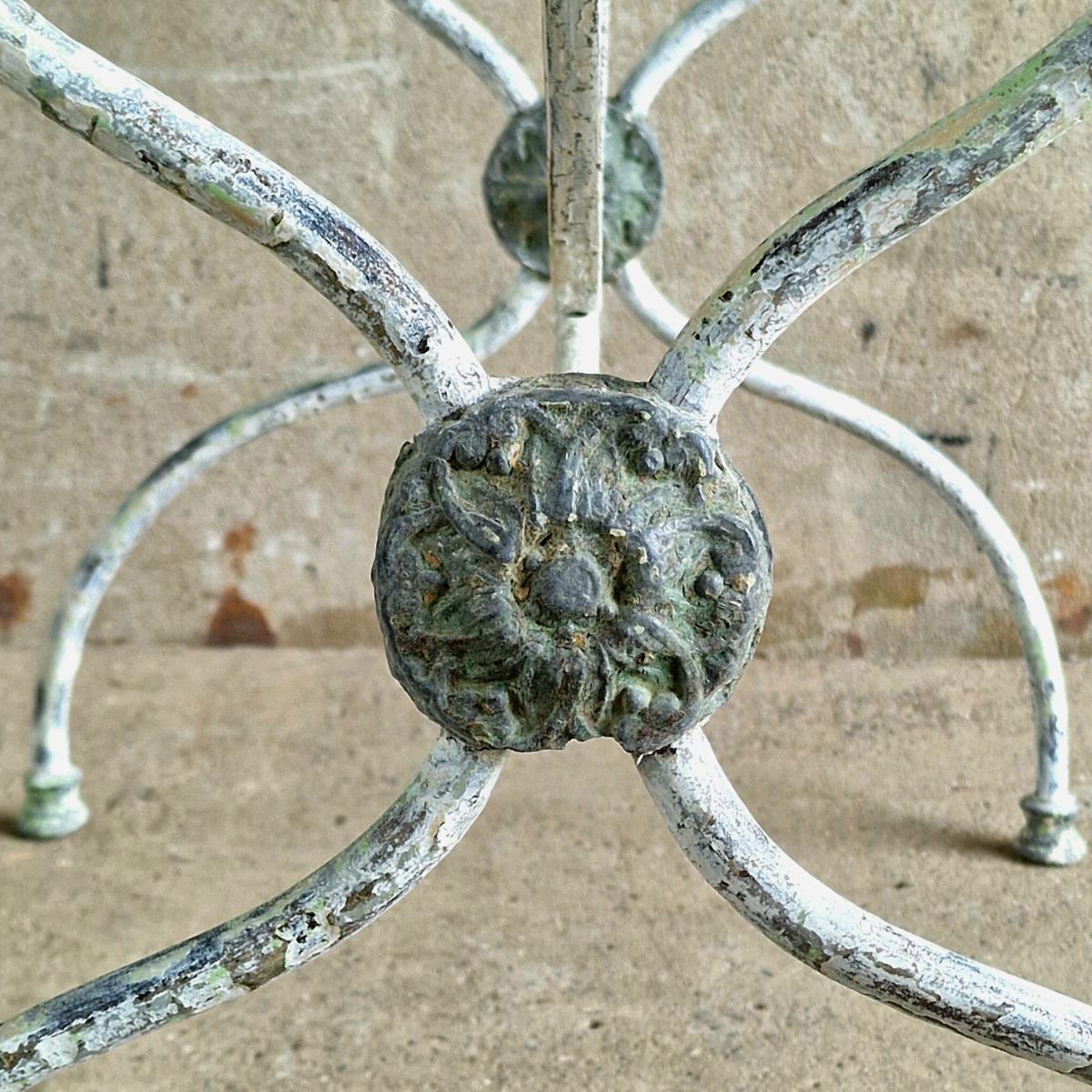 Marble top bistrot table
