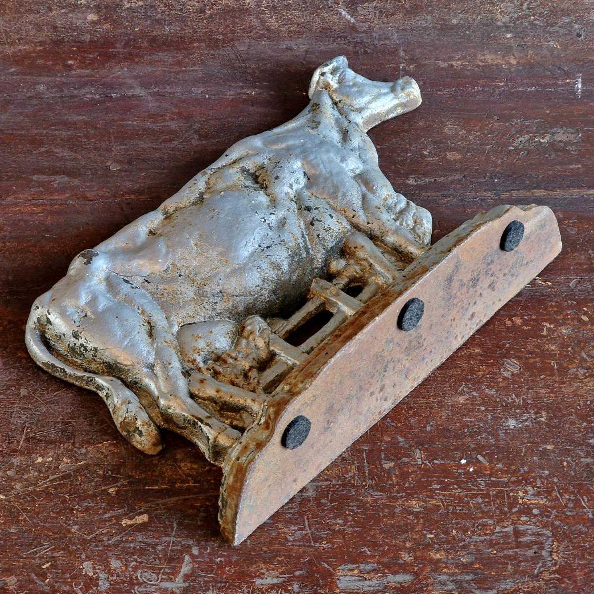 Old butcher's shop doorstop