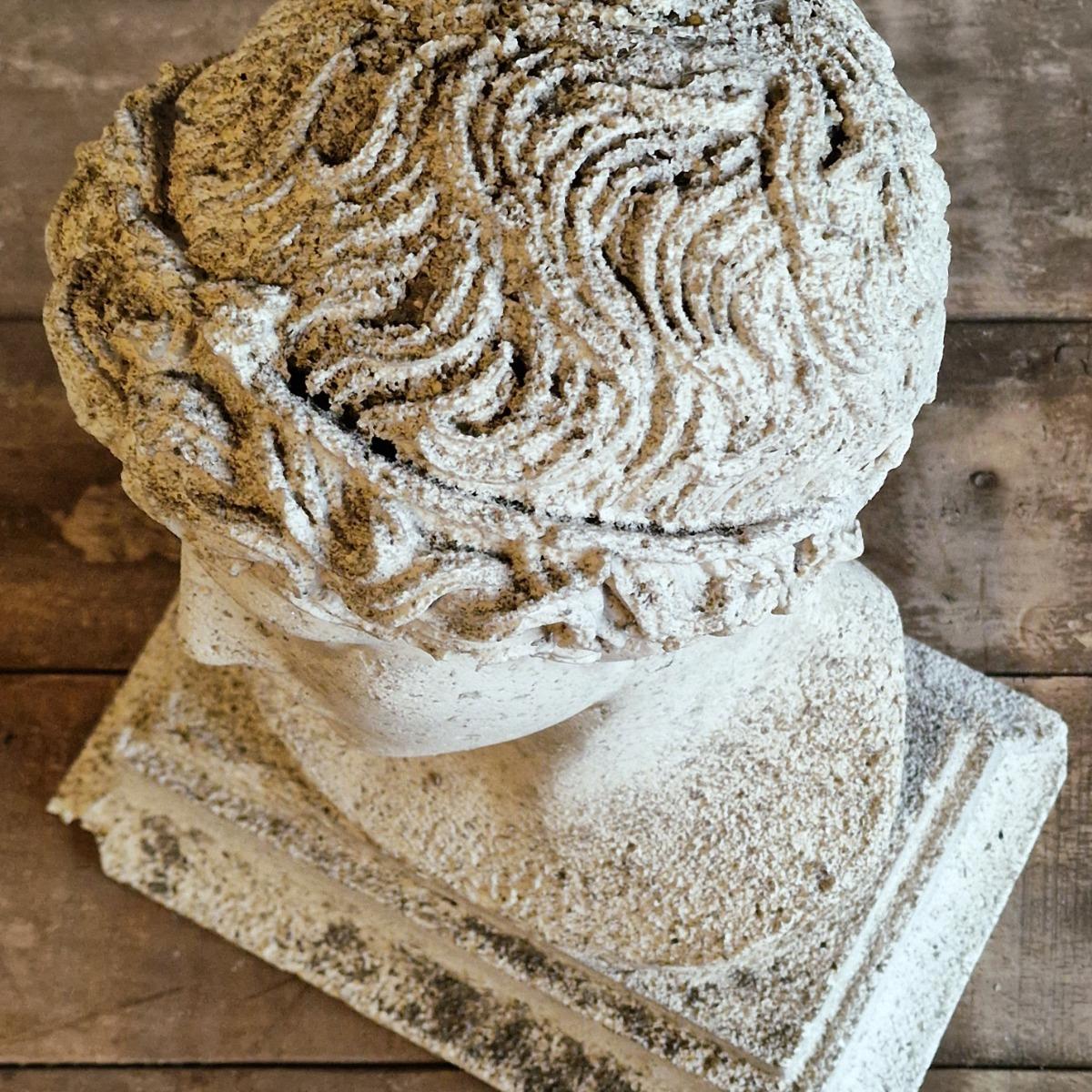 Old plaster head
