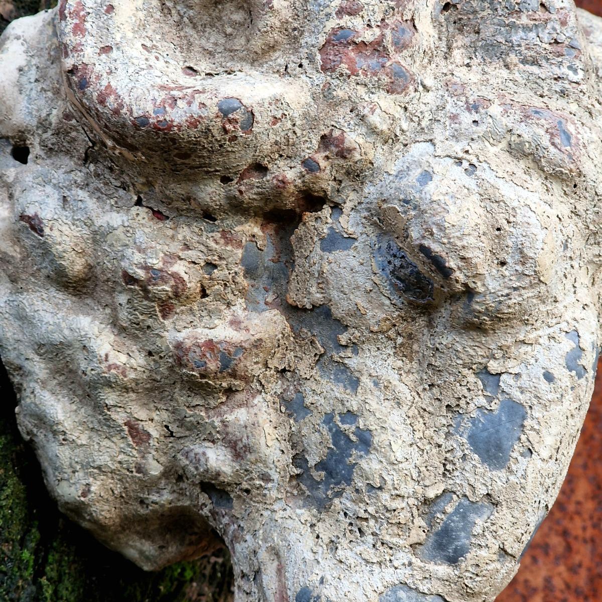 Original zinc rams head