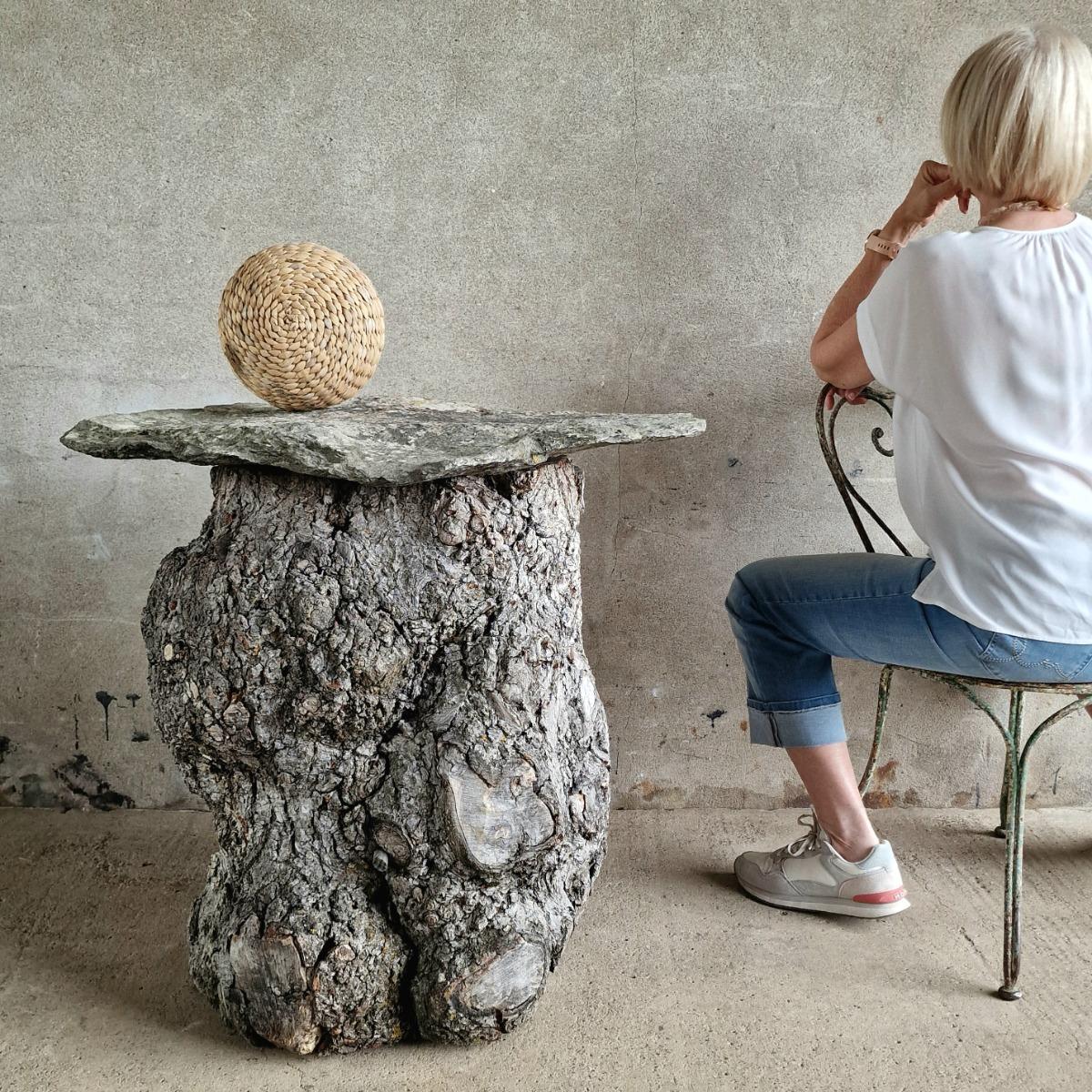 Oversized side table