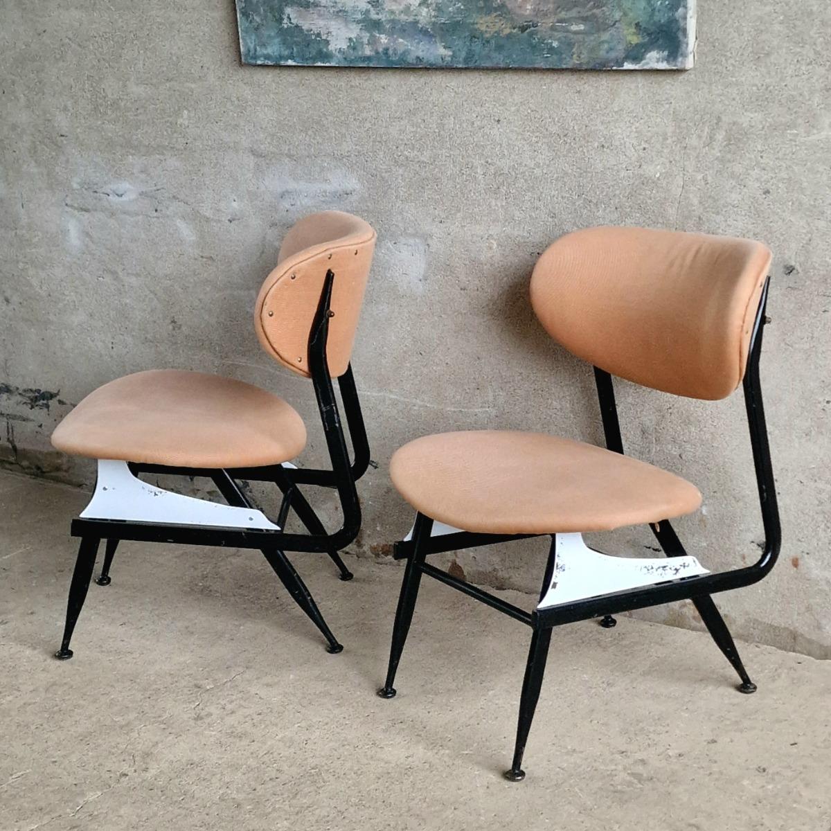 Pair of 60ties easy chairs