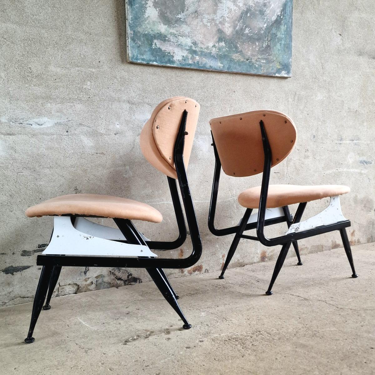 Pair of 60ties easy chairs