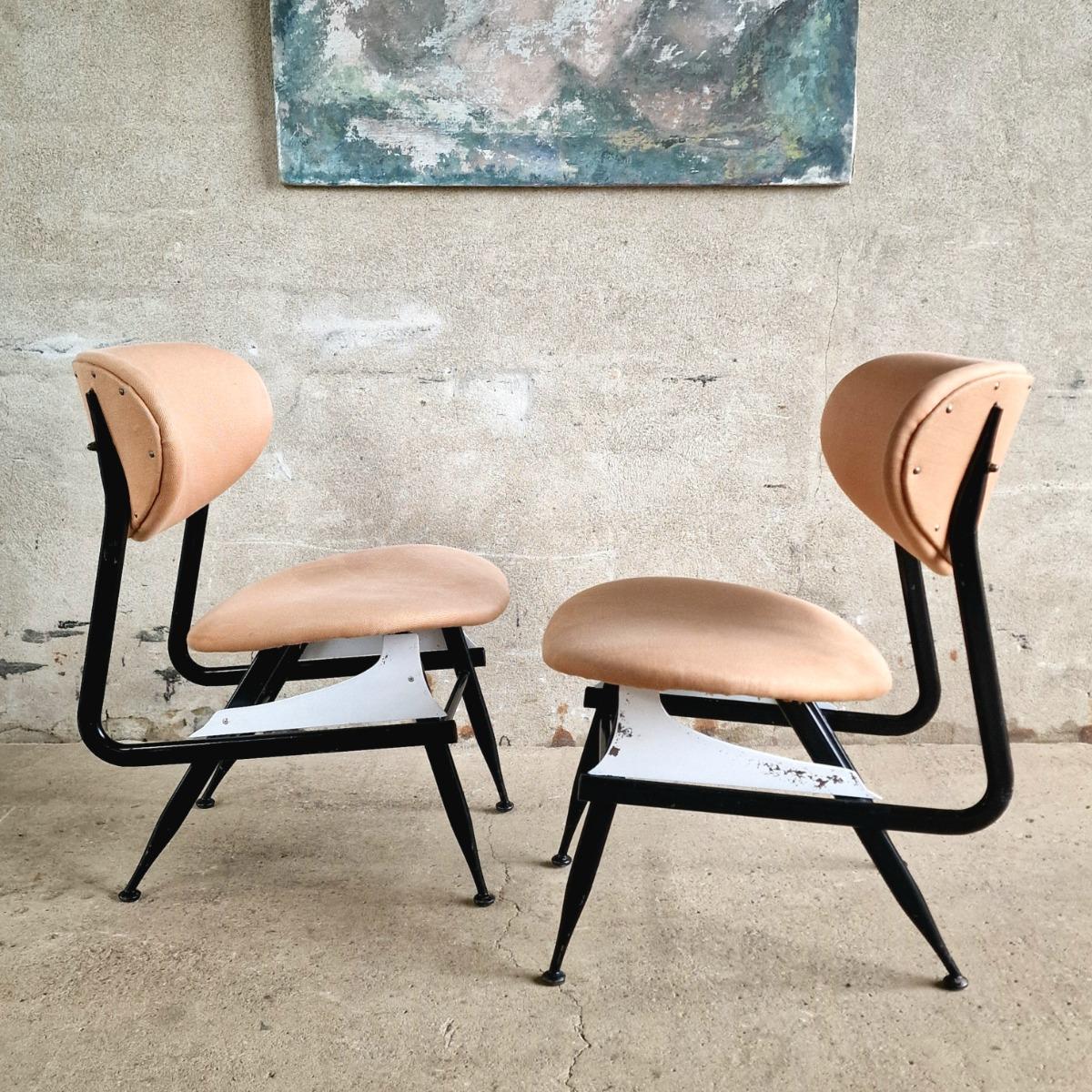 Pair of 60ties easy chairs