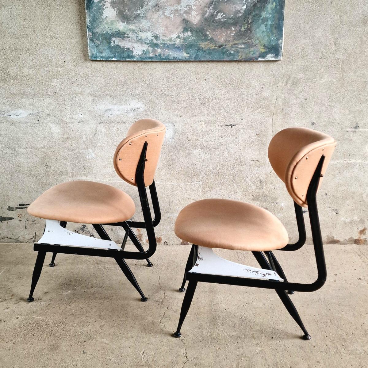 Pair of 60ties easy chairs