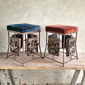 Pair of arty stools