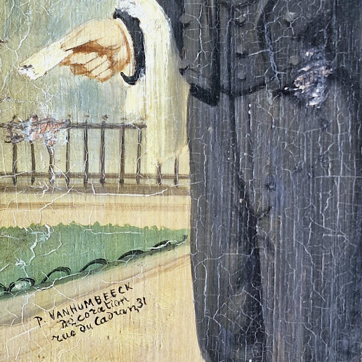 Pair of end 19thC fashion paintings