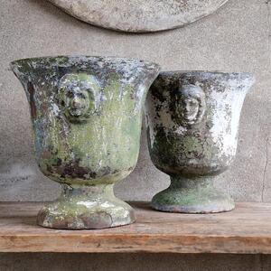 Pair of Rouen urns