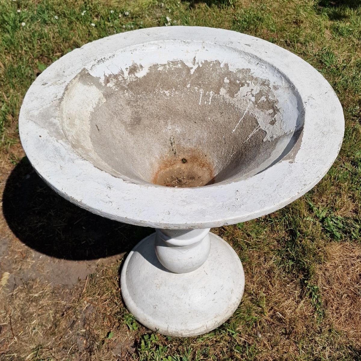 Pair of trumpet shaped planters
