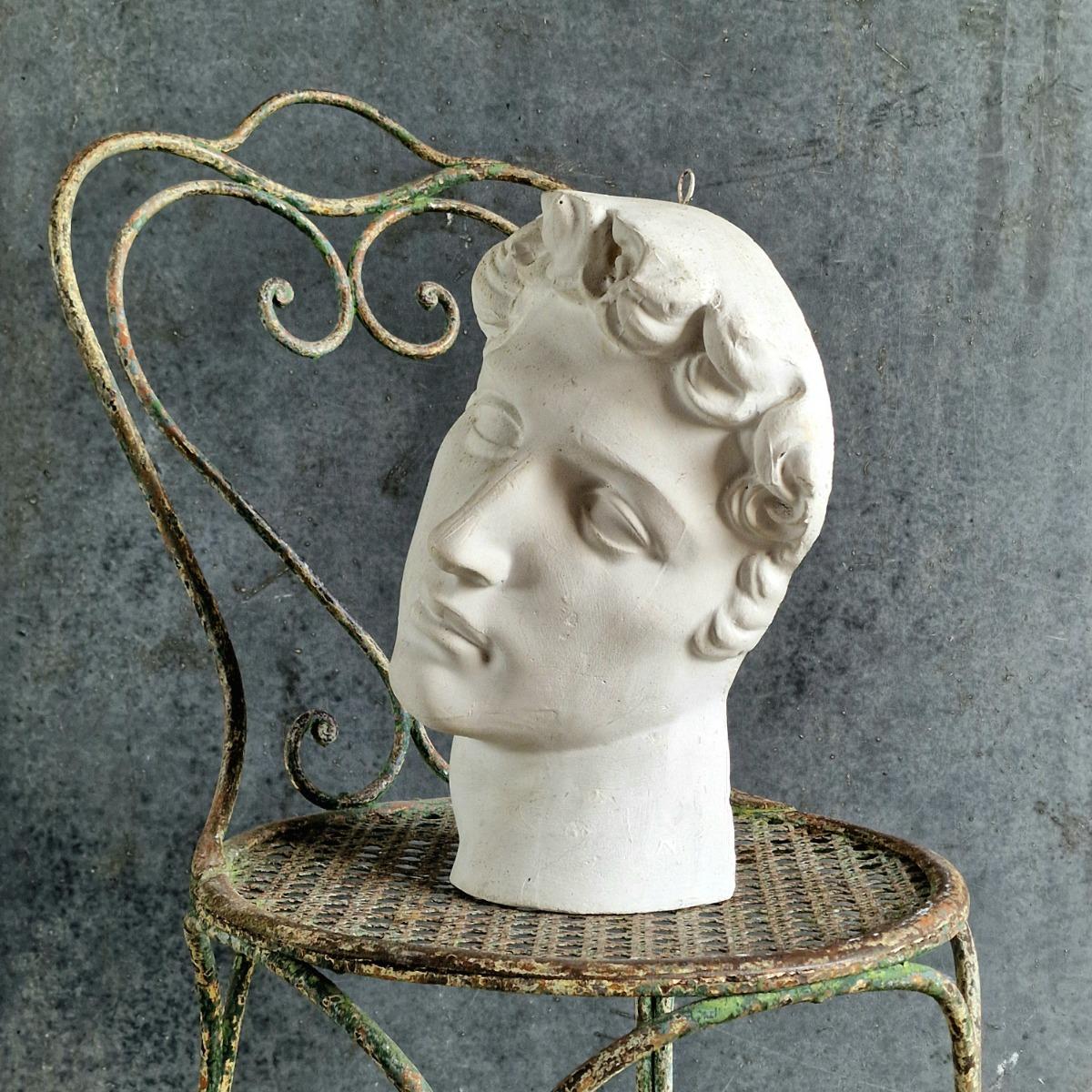 Plaster Greek head