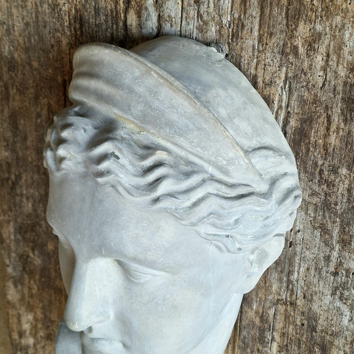 Plaster Greek head