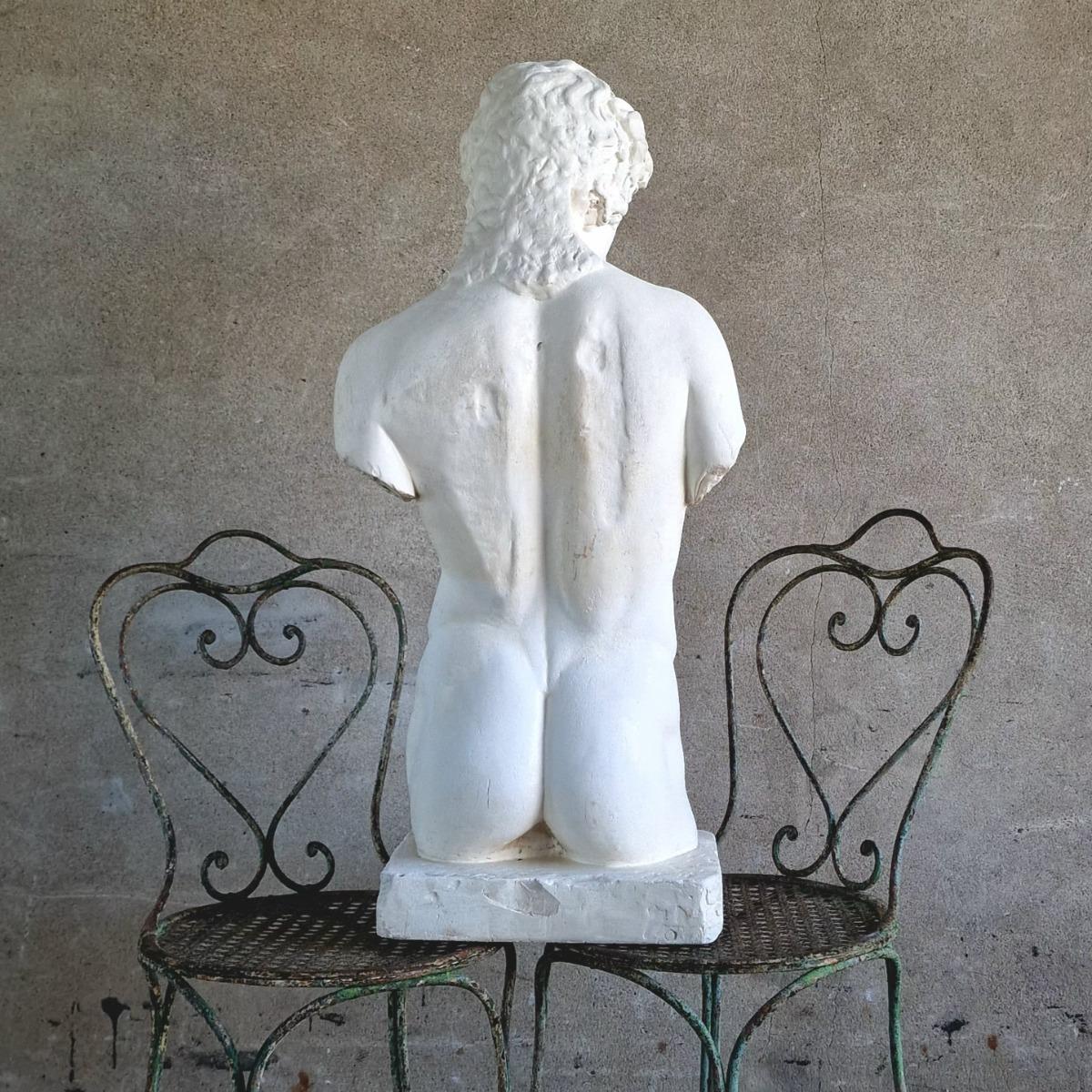 Plaster greek torso