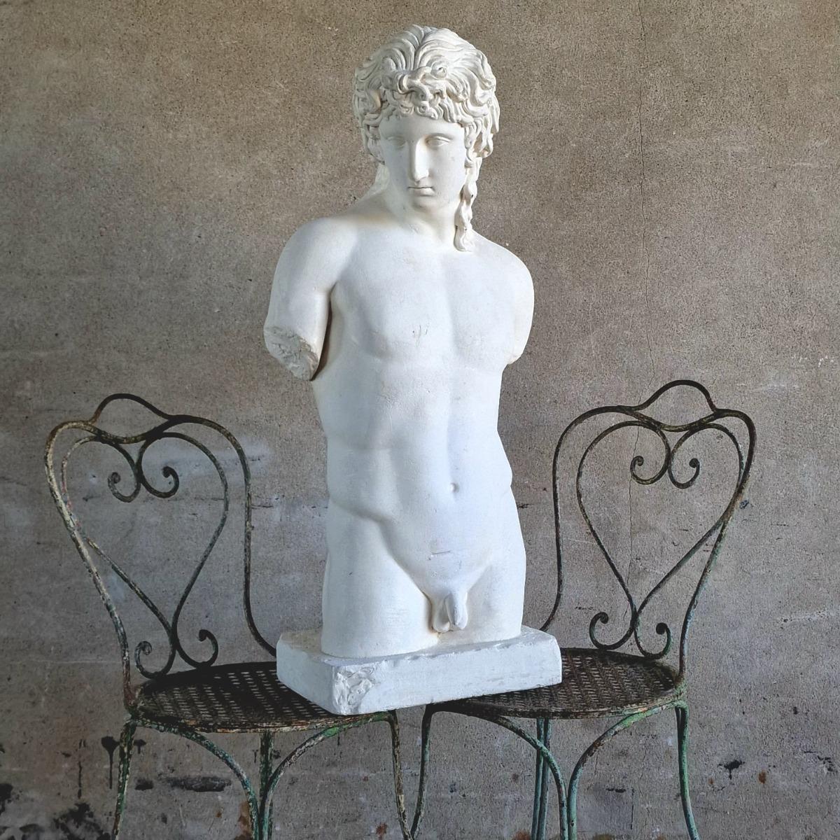 Plaster greek torso