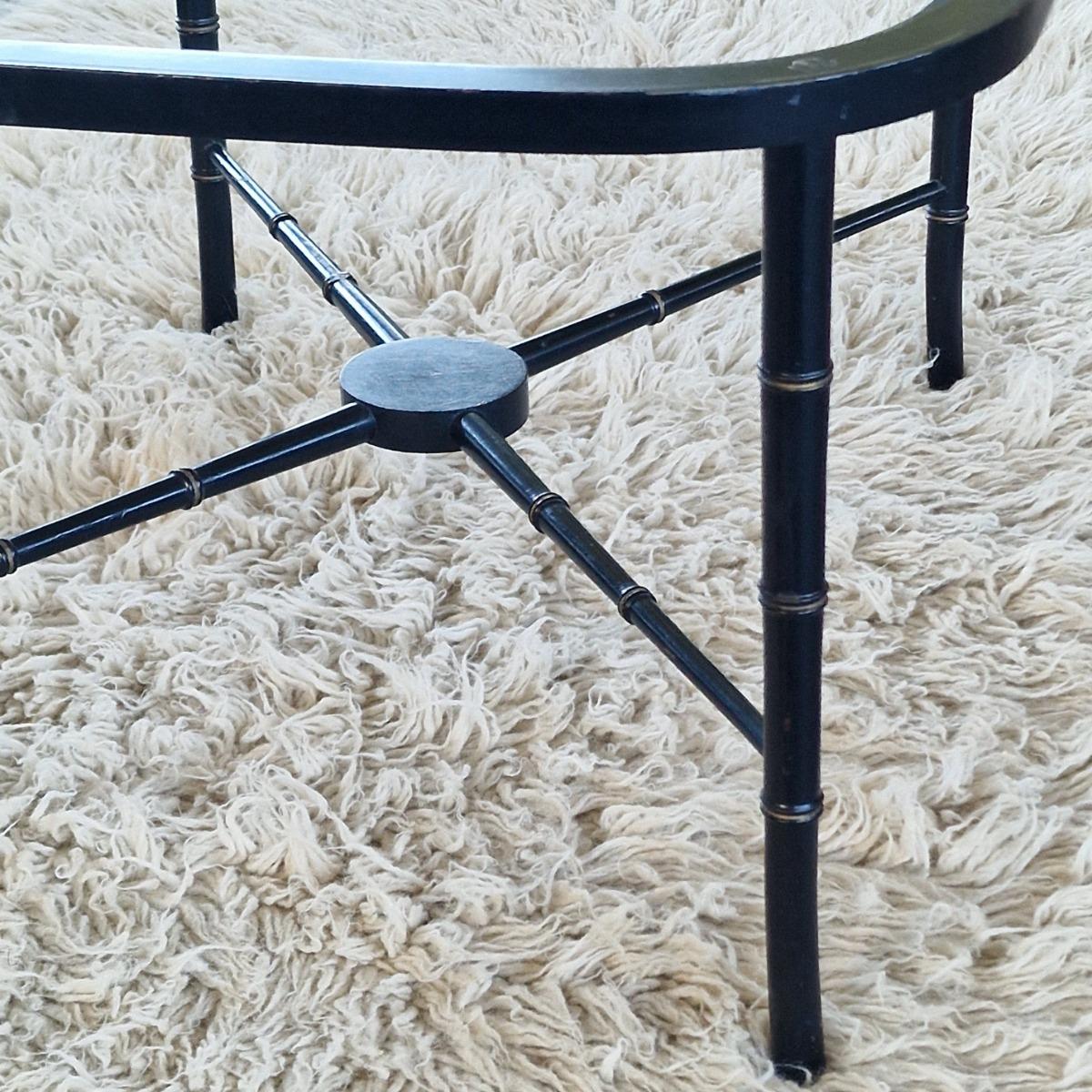 Side table with tray