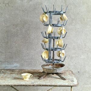 Small revolving bottle drainer