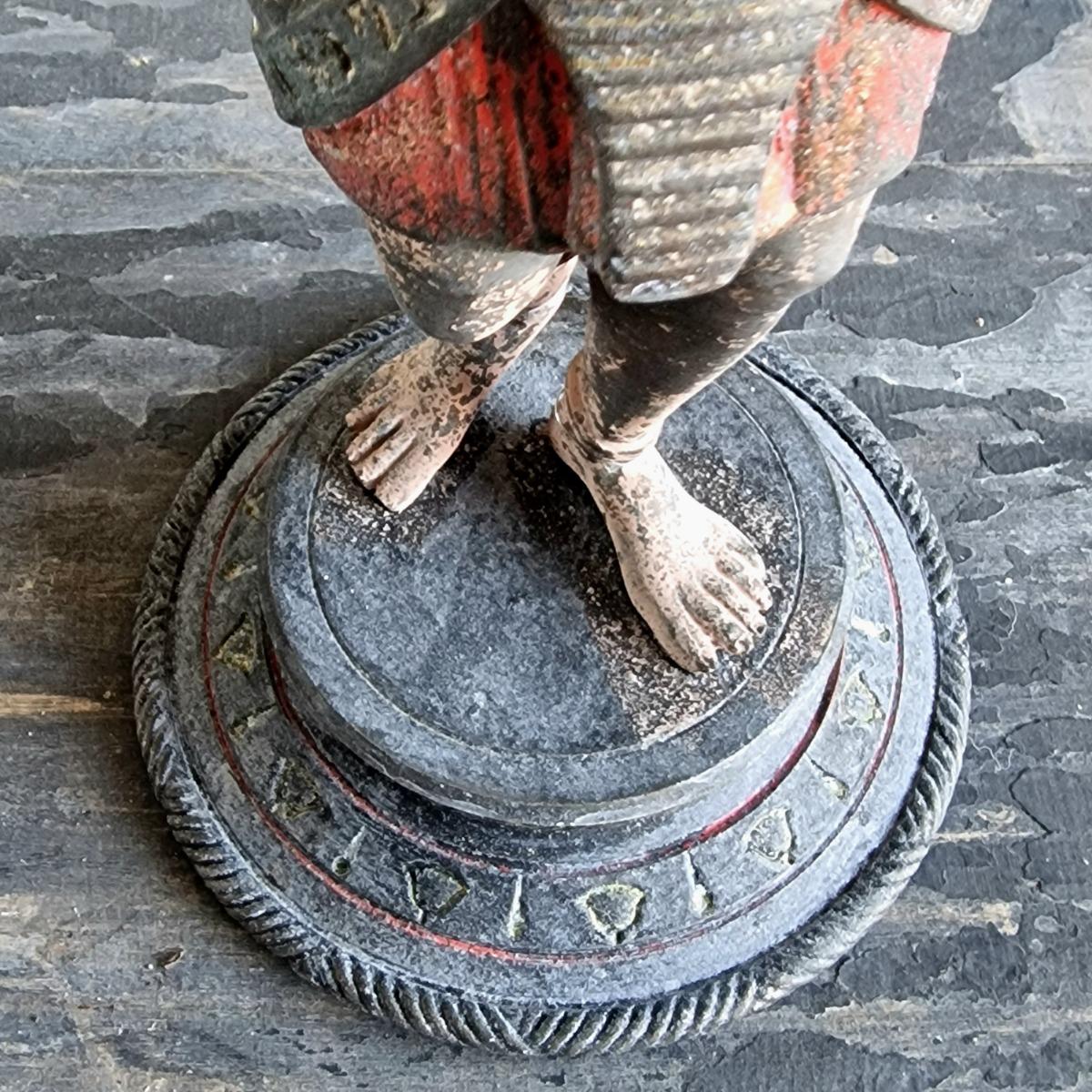 Spelter Pharaoh lamp