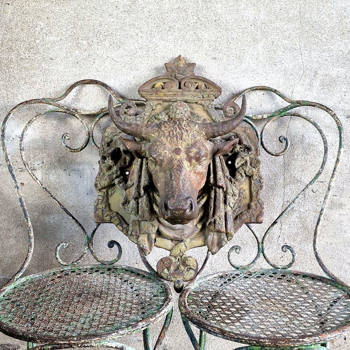 Sublime cast iron bull's head