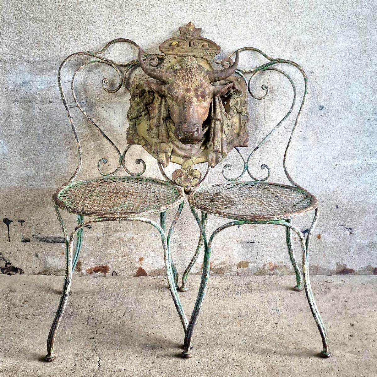 Sublime cast iron bull's head