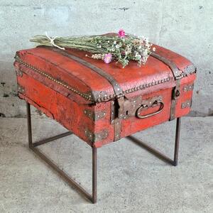 Suitcase on bespoke base