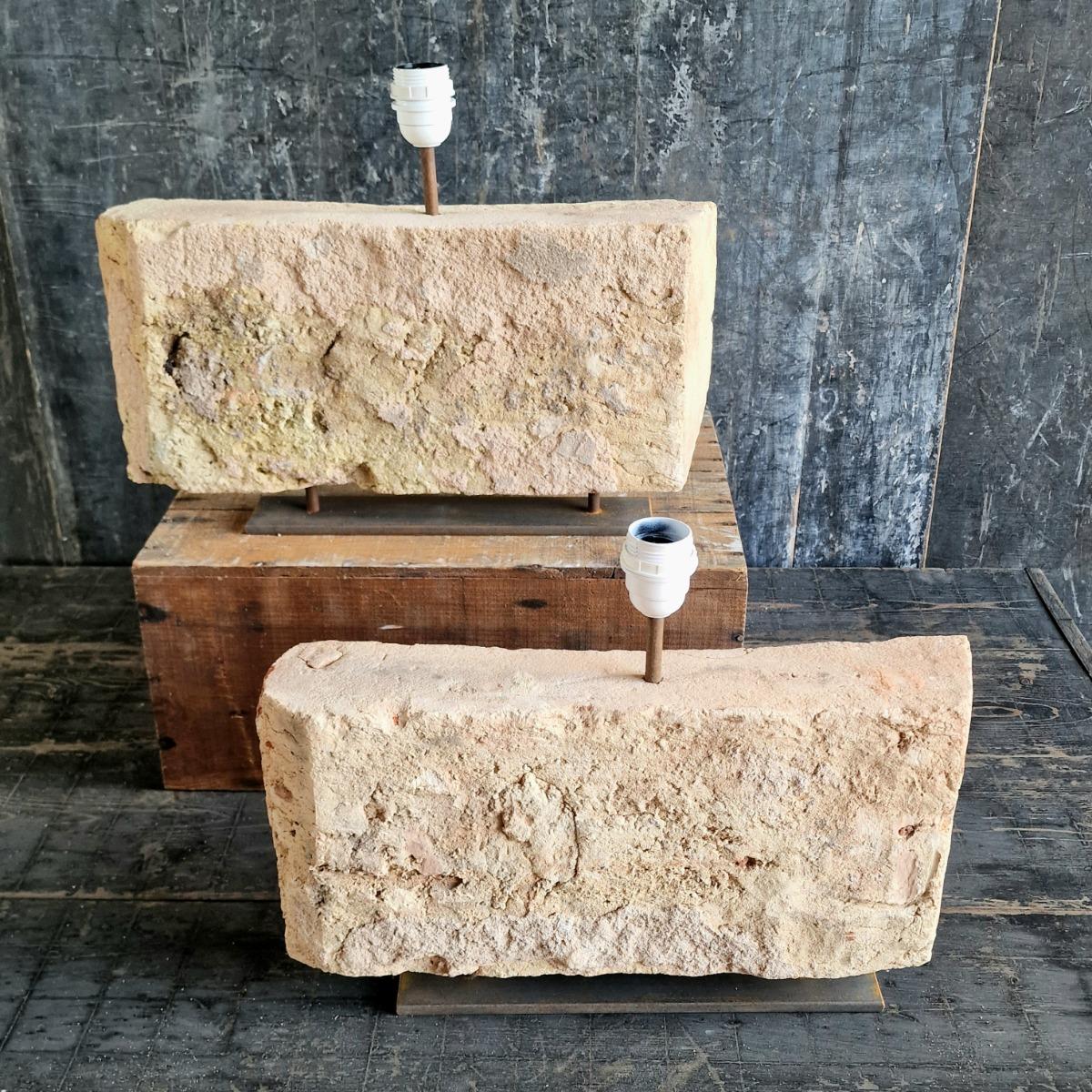 Terra cotta horse lamps