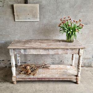 Wooden console table