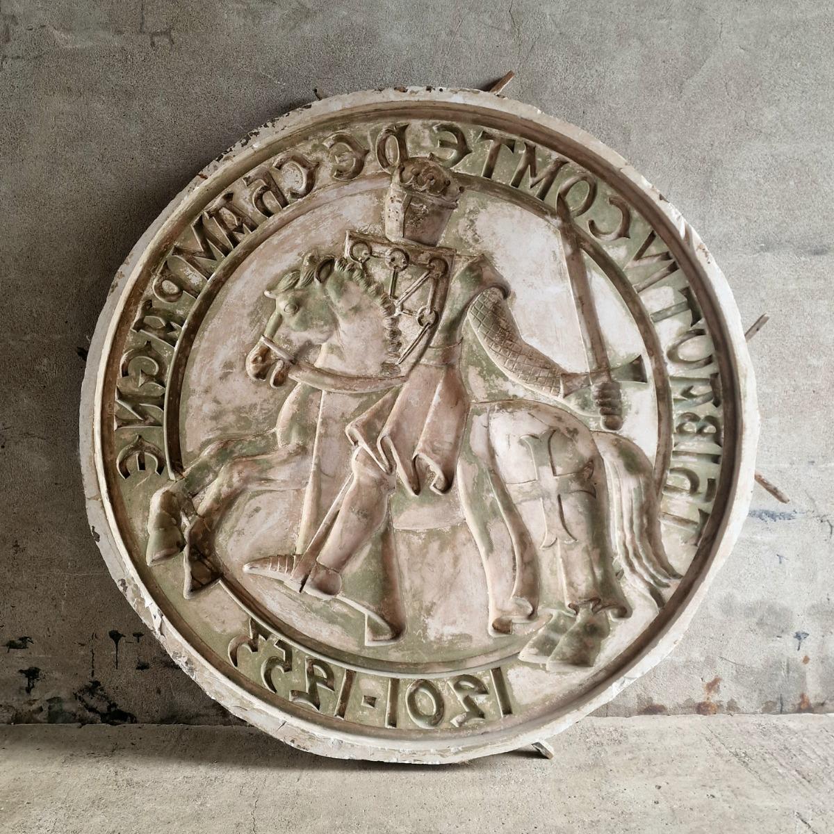 XL plaster wall decoration