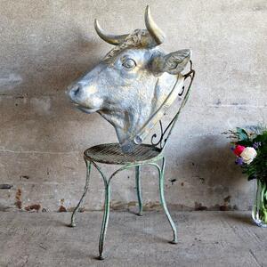 XL zinc bull's head