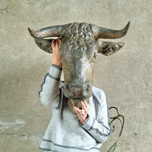 XL zinc bull's head