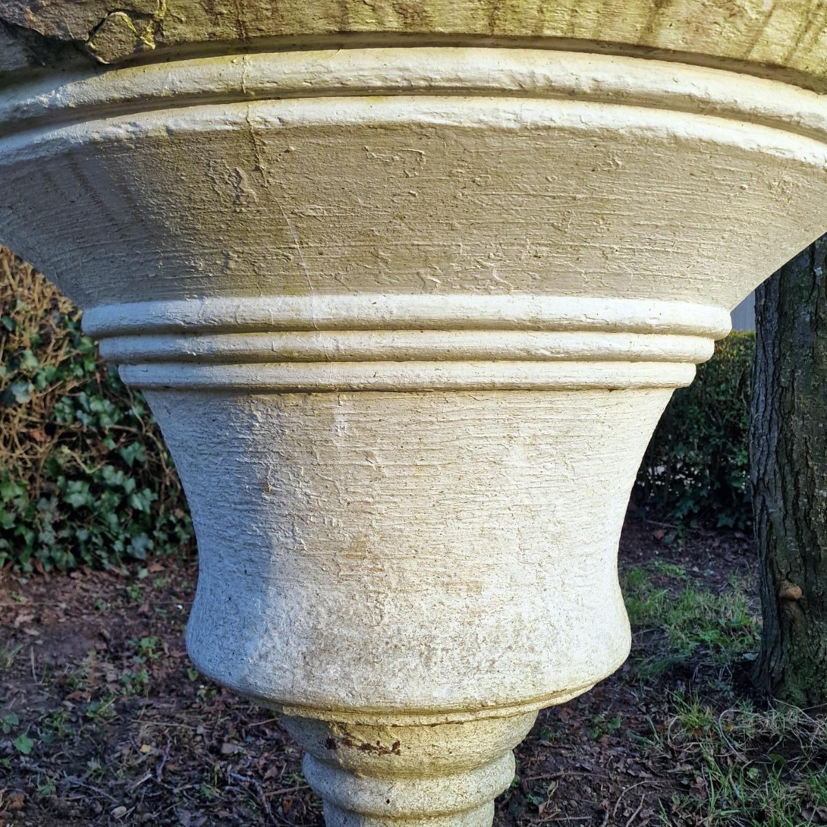 XXL cast stone planter